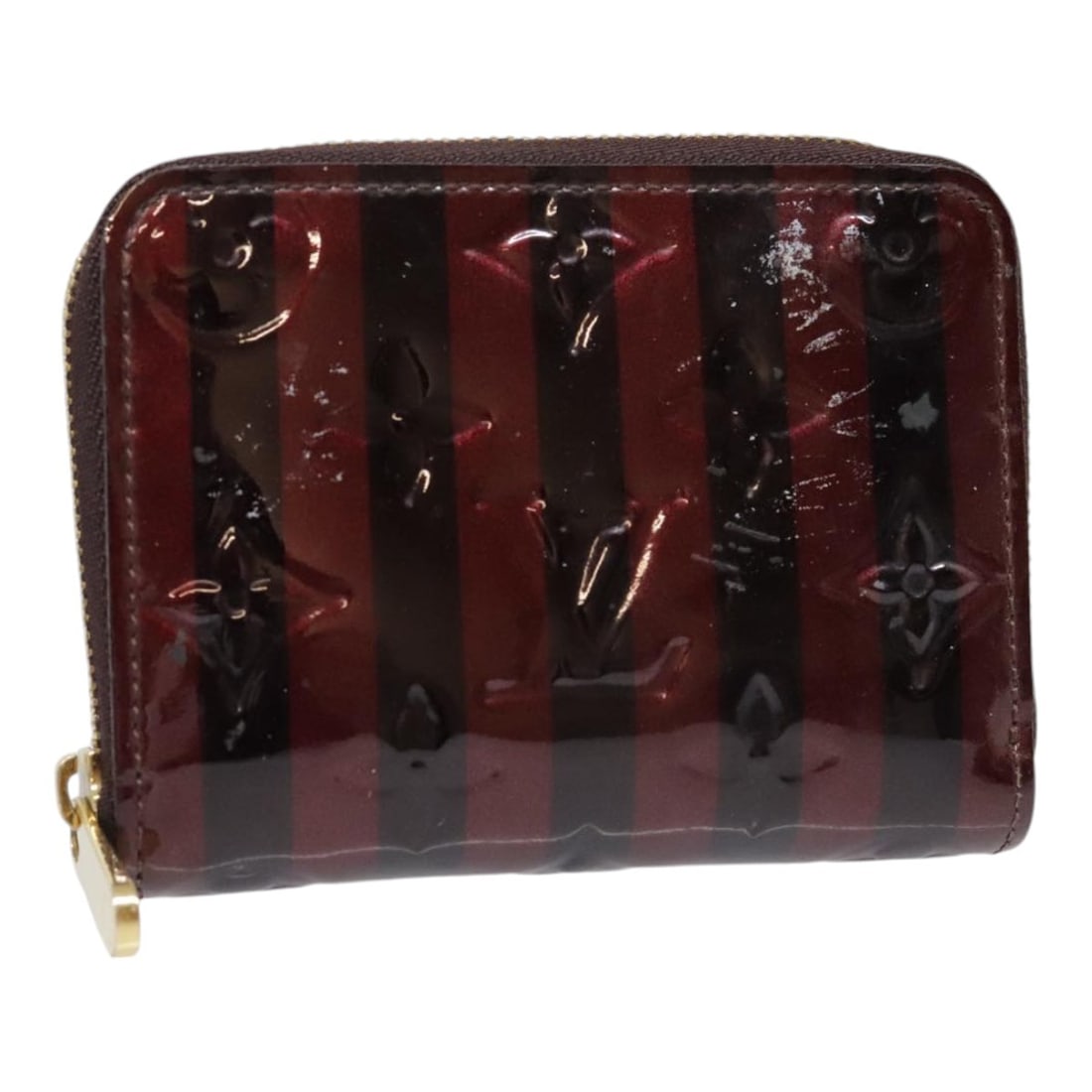 Burgundy Louis Vuitton Zippy Porte-Monnaie Women's Wallet: Burgundy Louis Vuitton Zippy Porte-Monnaie Women's Wallet Louis Vuitton Porte-Monnaie Zippy wallet in burgundy, designed for women. The wallet features surface rubbing, slight shape loss, sunburn, col