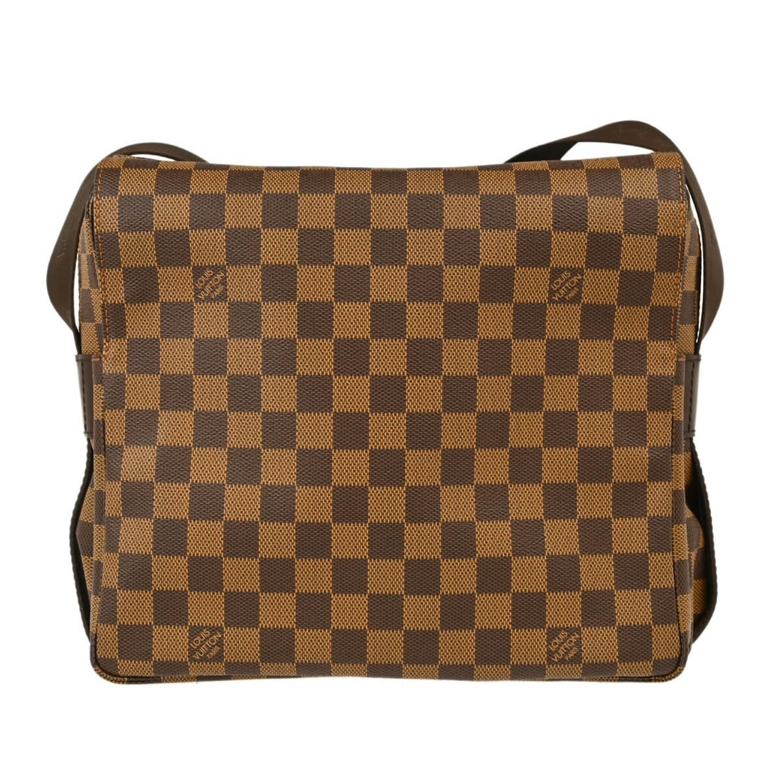 Louis Vuitton Damier Naviglio Medium Shoulder Bag N45255 Brown Canvas: Louis Vuitton Damier Naviglio Medium Shoulder Bag N45255 Brown Canvas The Louis Vuitton Damier Naviglio Shoulder Bag is a stylish accessory that combines practicality with luxury. This medium-sized ba