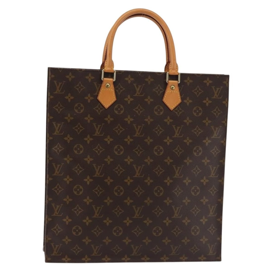 LOUIS VUITTON Monogram Sac Plat Hand Bag M51140 Made in France: LOUIS VUITTON Monogram Sac Plat Hand Bag M51140 Made in France Explore the elegance of the LOUIS VUITTON Monogram Sac Plat Hand Bag, a quintessential piece from the renowned French luxury brand. Craft