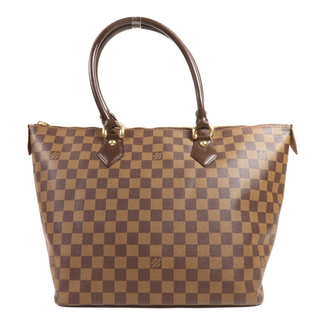 Louis Vuitton Saleya MM Brown Damier Shoulder Tote Bag GHW N51182: Louis Vuitton Saleya MM Brown Damier Shoulder Tote Bag GHW N51182 Introducing the Louis Vuitton Saleya MM Shoulder Tote Bag, a perfect blend of elegance and functionality. Crafted from durable PVC coa