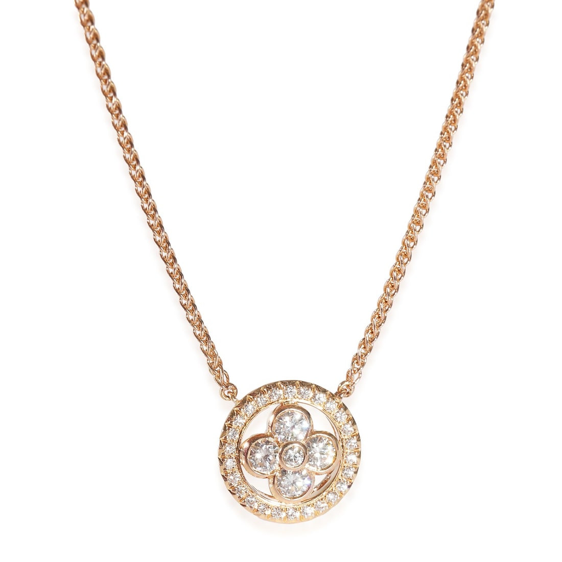 Louis Vuitton Blossom Pendant 18k Rose Gold 0.5 CTW Diamond (1 of 4)