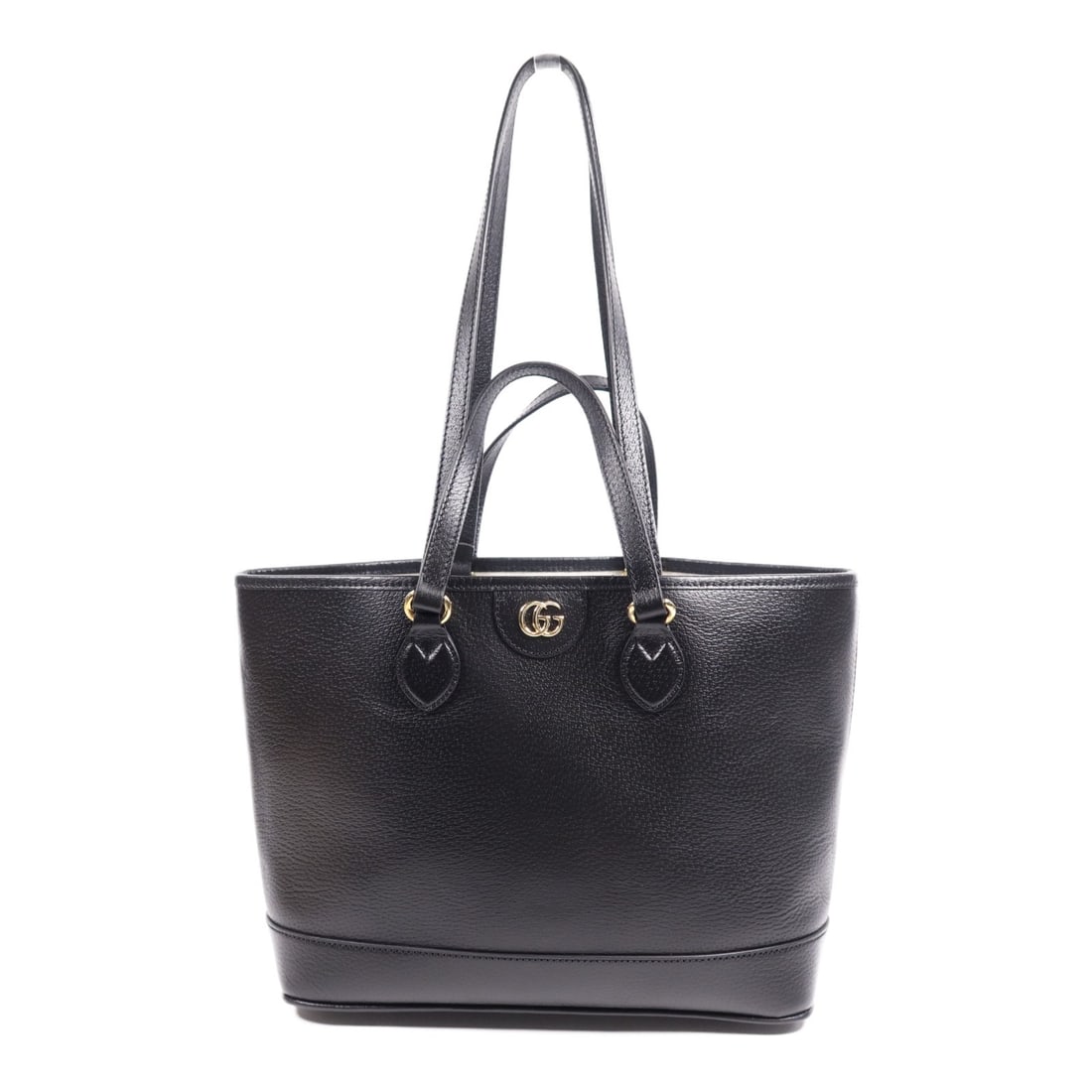 GUCCI GG GHW Ophidia 2 Way Shoulder Bag Black Calfskin Leather (1 of 15)