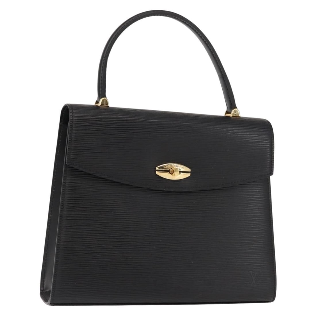 LOUIS VUITTON Epi Malesherbes Hand Bag Black M52372 Authentic (1 of 18)