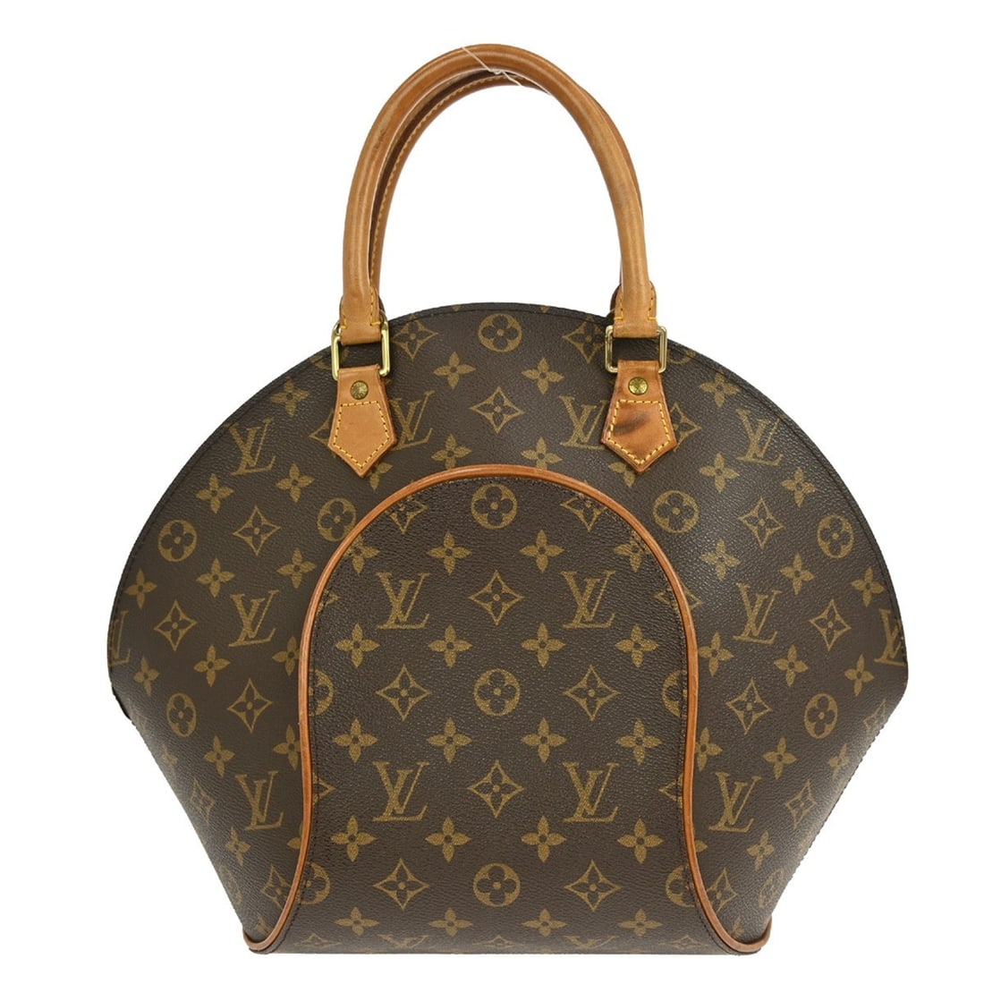 Louis Vuitton Ellipse MM Brown Pre-Owned Handbag: Louis Vuitton Ellipse MM Brown Pre-Owned Handbag This pre-owned Louis Vuitton Ellipse MM handbag features a classic brown design and is suitable for women. The bag shows signs of use, including notice