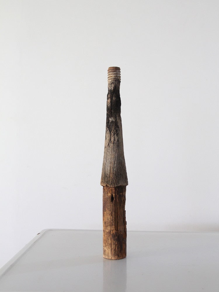 Antique Wood Electric Peg Post Vintage Display 19 inch (1 of 6)