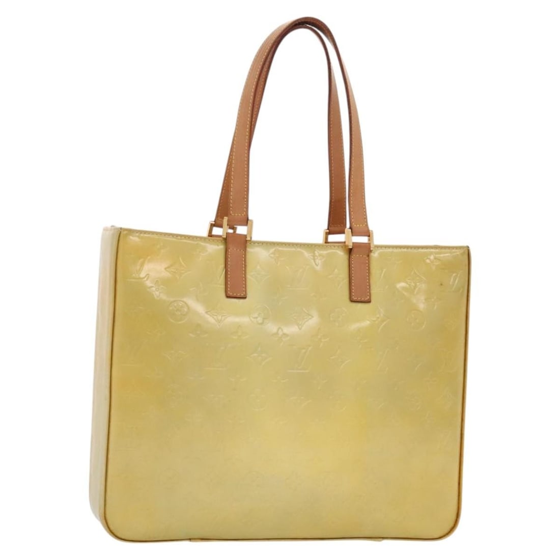 Columbus Tote Bag by Louis Vuitton in Gray: Columbus Tote Bag by Louis Vuitton in Gray This Louis Vuitton Columbus tote bag in gray features a classic design and is intended for female use. The exterior shows signs of surface rubbing, sun expos