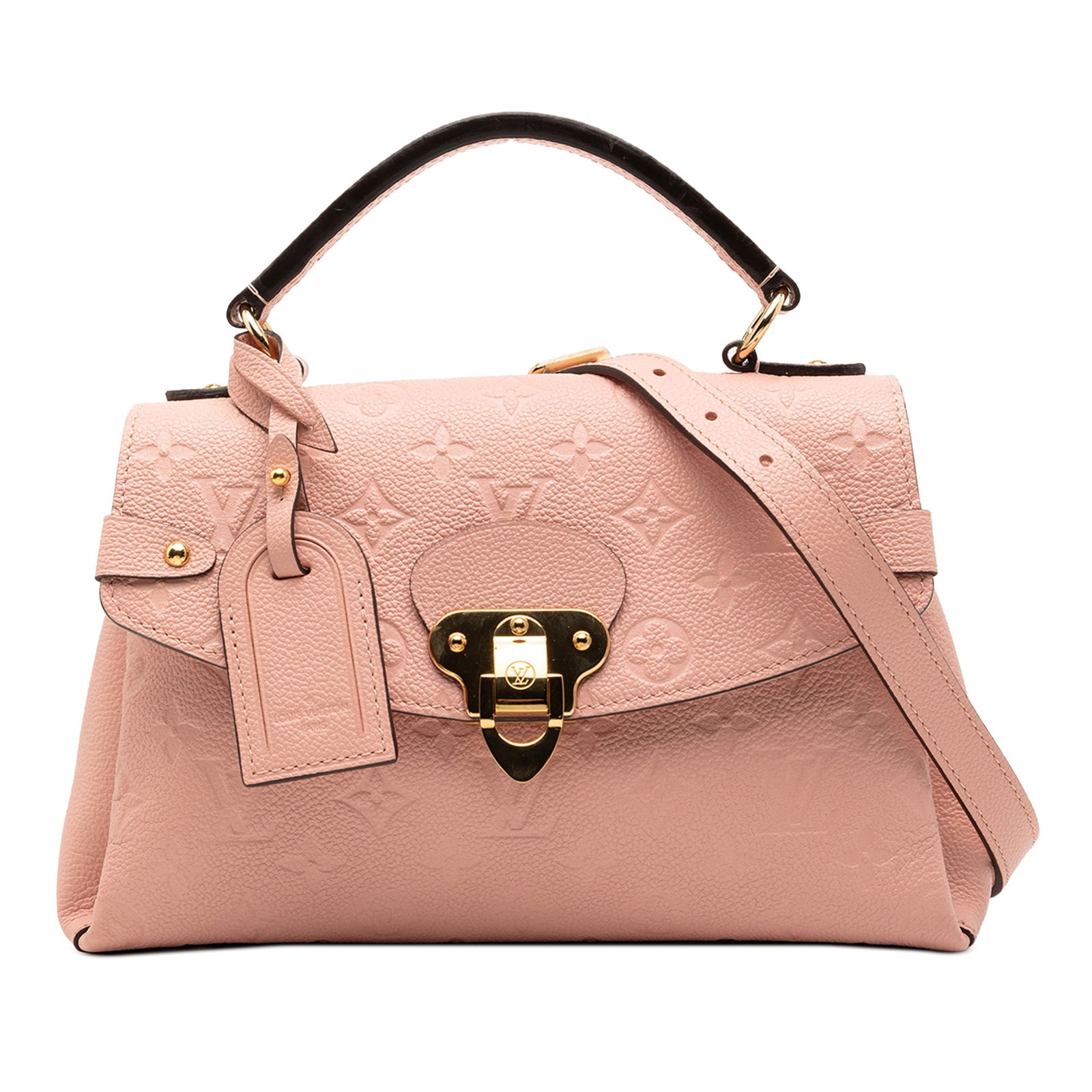 Louis Vuitton Georges BB Pink Monogram Empreinte Leather Shoulder Bag (1 of 8)