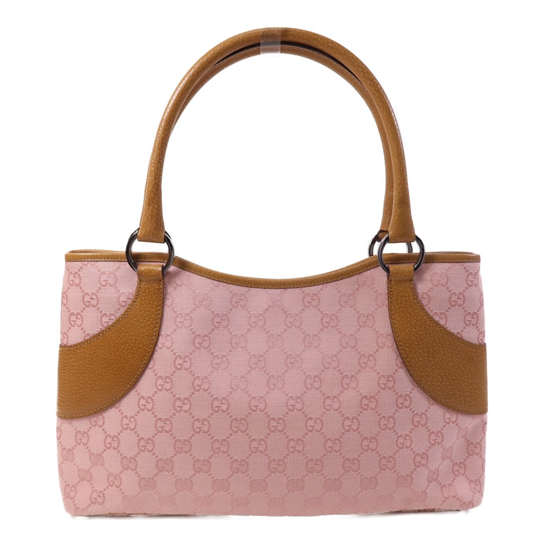 Pink GG Canvas Shoulder Purse by Gucci Silver Hardware 113015 (1 of 14)