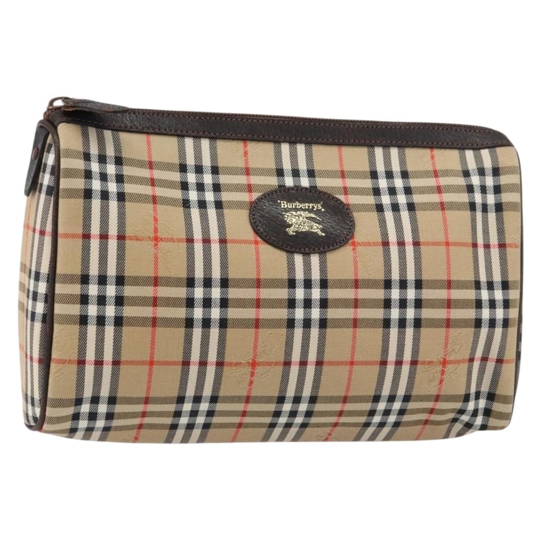 Burberrys Beige Nova Check Canvas Pouch Authentic: Burberrys Beige Nova Check Canvas Pouch Authentic This Burberrys Nova Check Pouch is a stylish accessory crafted from durable canvas in a classic beige color. It features a compact design, making it p