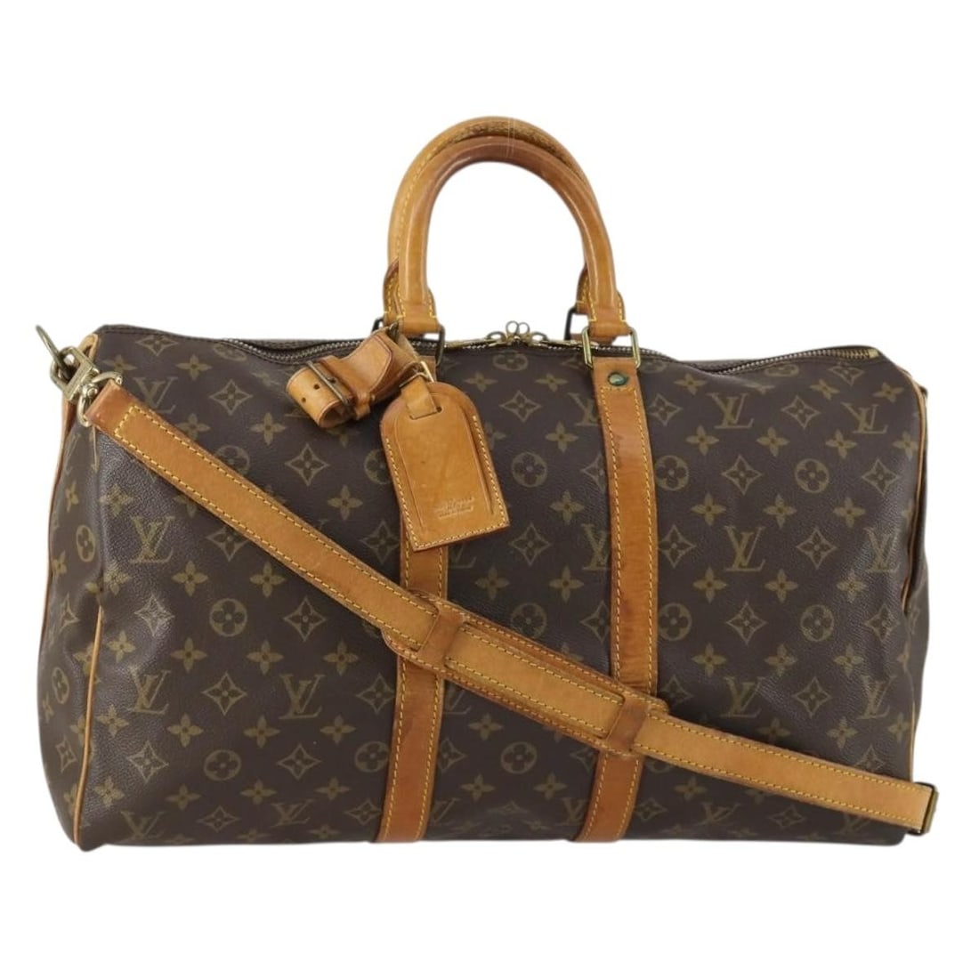 Keepall Bandouliere Travel Duffel in Brown by Louis Vuitton (1 of 1)