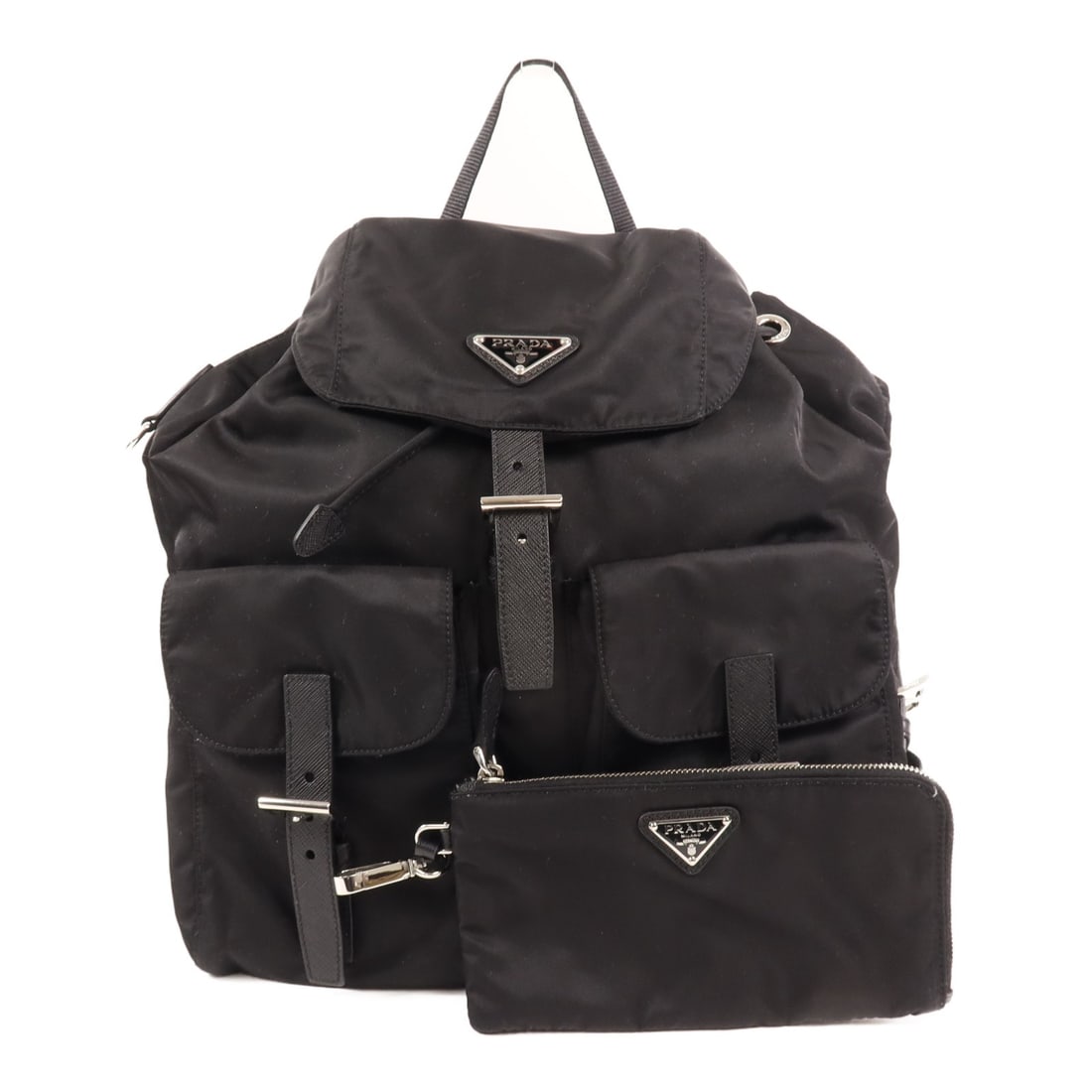 PRADA Nylon Backpack 1BZ811 Black Rucksack Made in Italy (1 of 14)