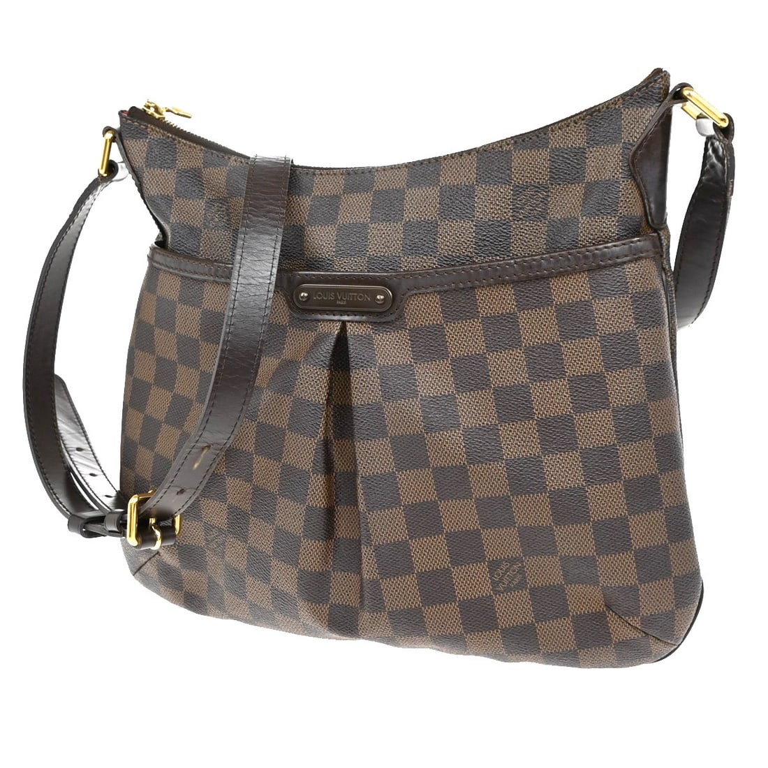 Louis Vuitton Bloomsbury Shoulder Bag in Brown Canvas: Louis Vuitton Bloomsbury Shoulder Bag in Brown Canvas This pre-owned Louis Vuitton Bloomsbury shoulder bag features a brown exterior and is designed for women. It is in very good condition with some s
