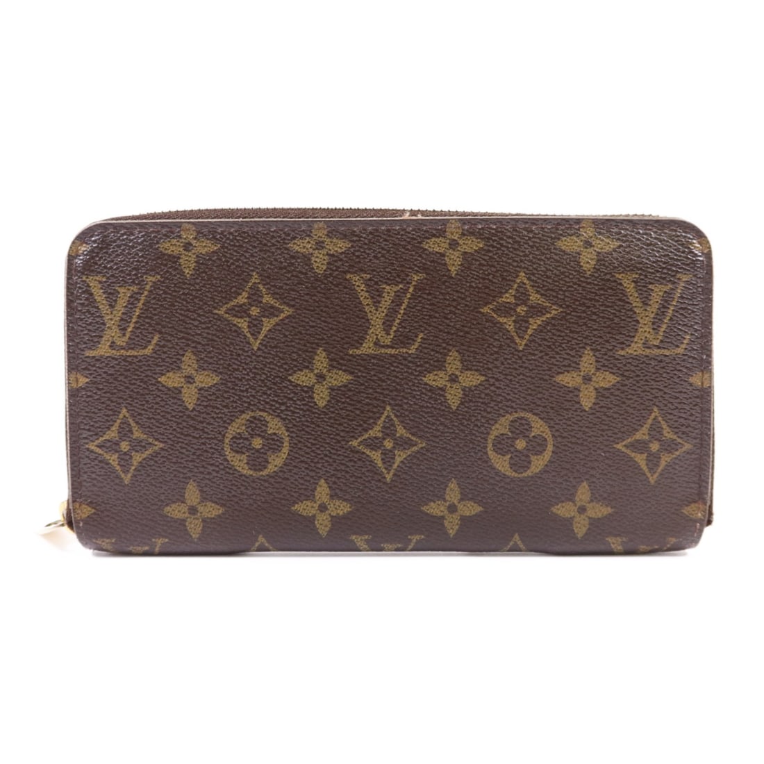 LOUIS VUITTON Monogram Zipper Long Wallet Brown GHW M60017 (1 of 18)