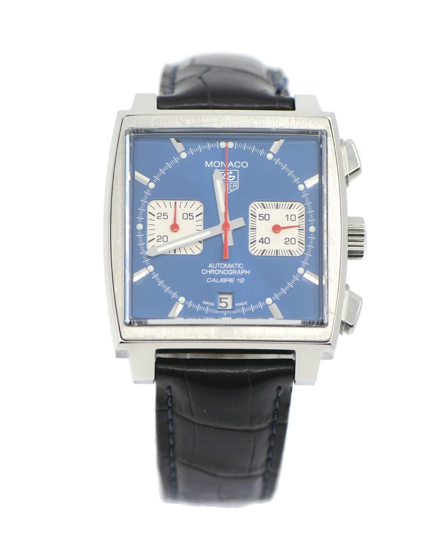 TAG Heuer Monaco Chronograph Automatic Watch CAW2111 with Box and Papers (1 of 6)