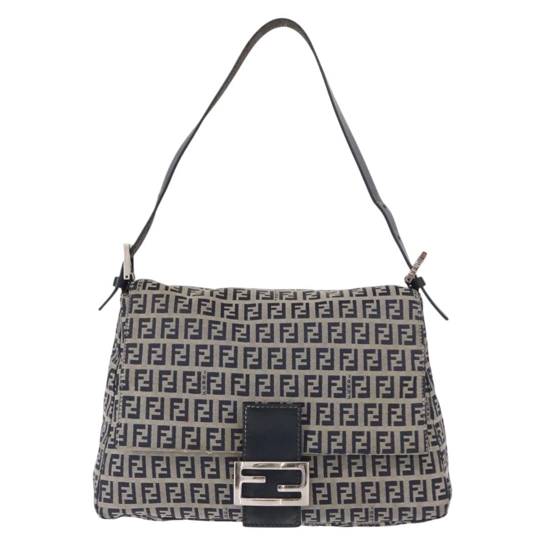Fendi Mama Forever Navy Shoulder Bag: Fendi Mama Forever Navy Shoulder Bag This pre-owned Fendi Mama Forever shoulder bag in navy is designed for women. The bag is in good condition, with visible signs of use including slight rubbing, los