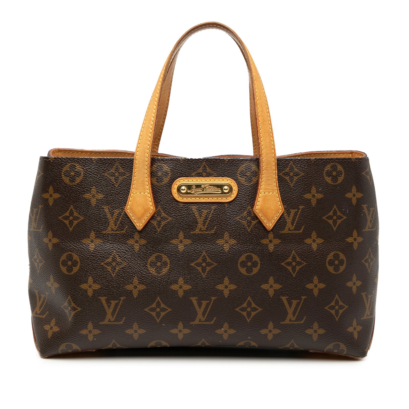 Monogram Canvas Wilshire PM Tote with Vachetta Leather Trim by Louis Vuitton (1 of 9)