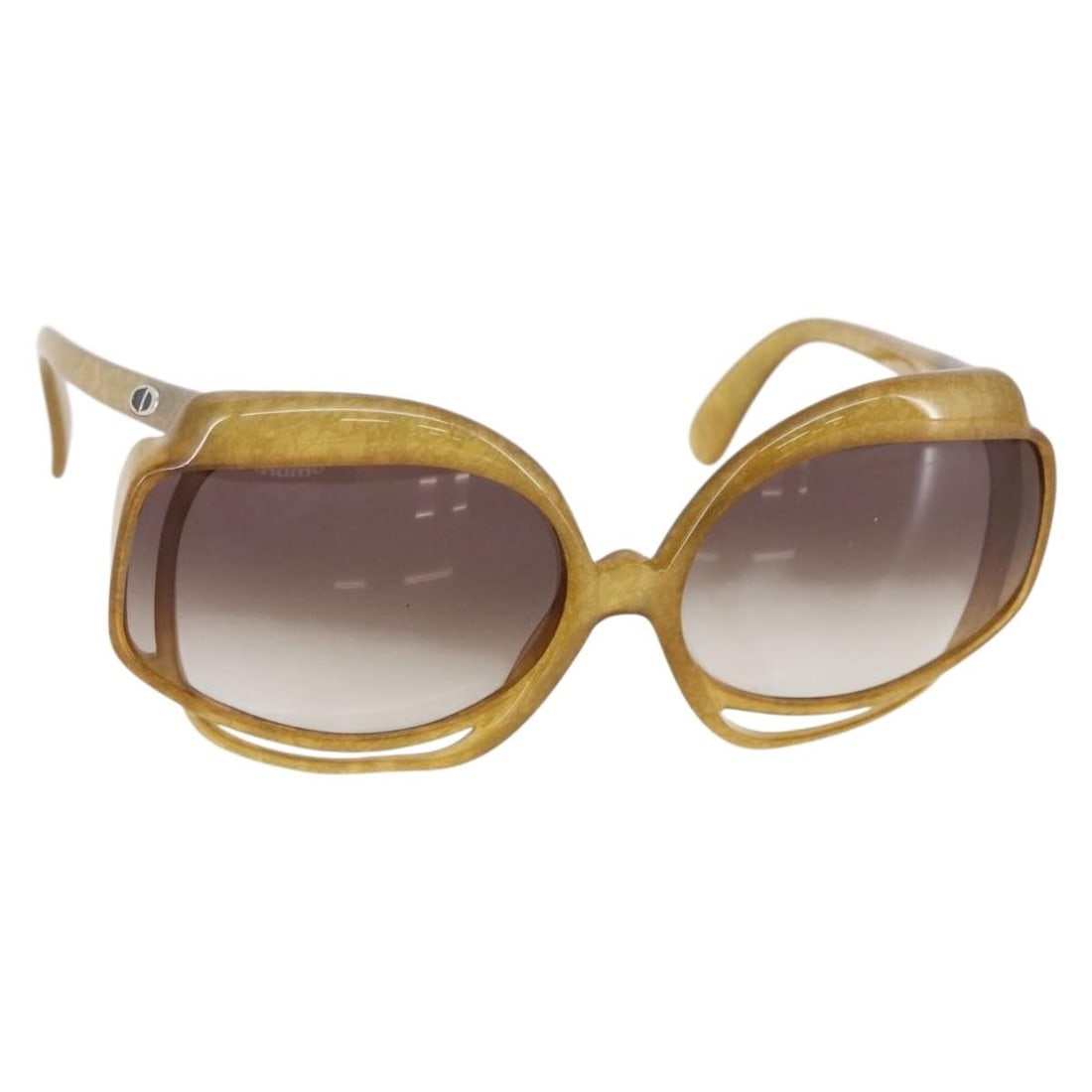 Beige Plastic Christian Dior 2026-20 Sunglasses Made in Germany (1 of 10)