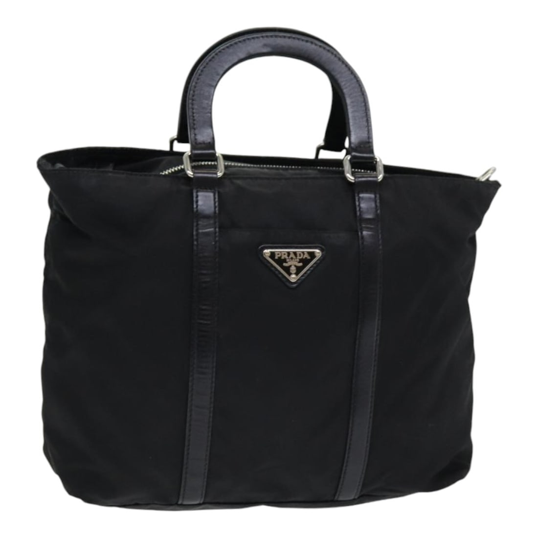 Black Nylon Convertible Tote Bag by Prada (1 of 1)