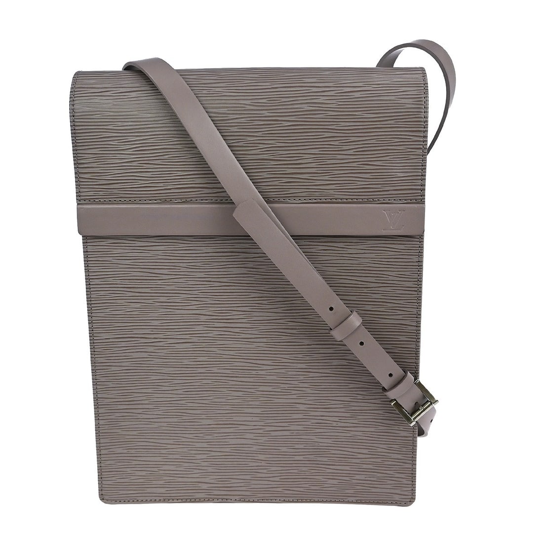 Purple Epi Leather Ramatuelle Shoulder Bag by Louis Vuitton M5247C: Purple Epi Leather Ramatuelle Shoulder Bag by Louis Vuitton M5247C This Louis Vuitton Ramatuelle shoulder bag features the brand's signature Epi leather in a striking purple color. Designed with a med