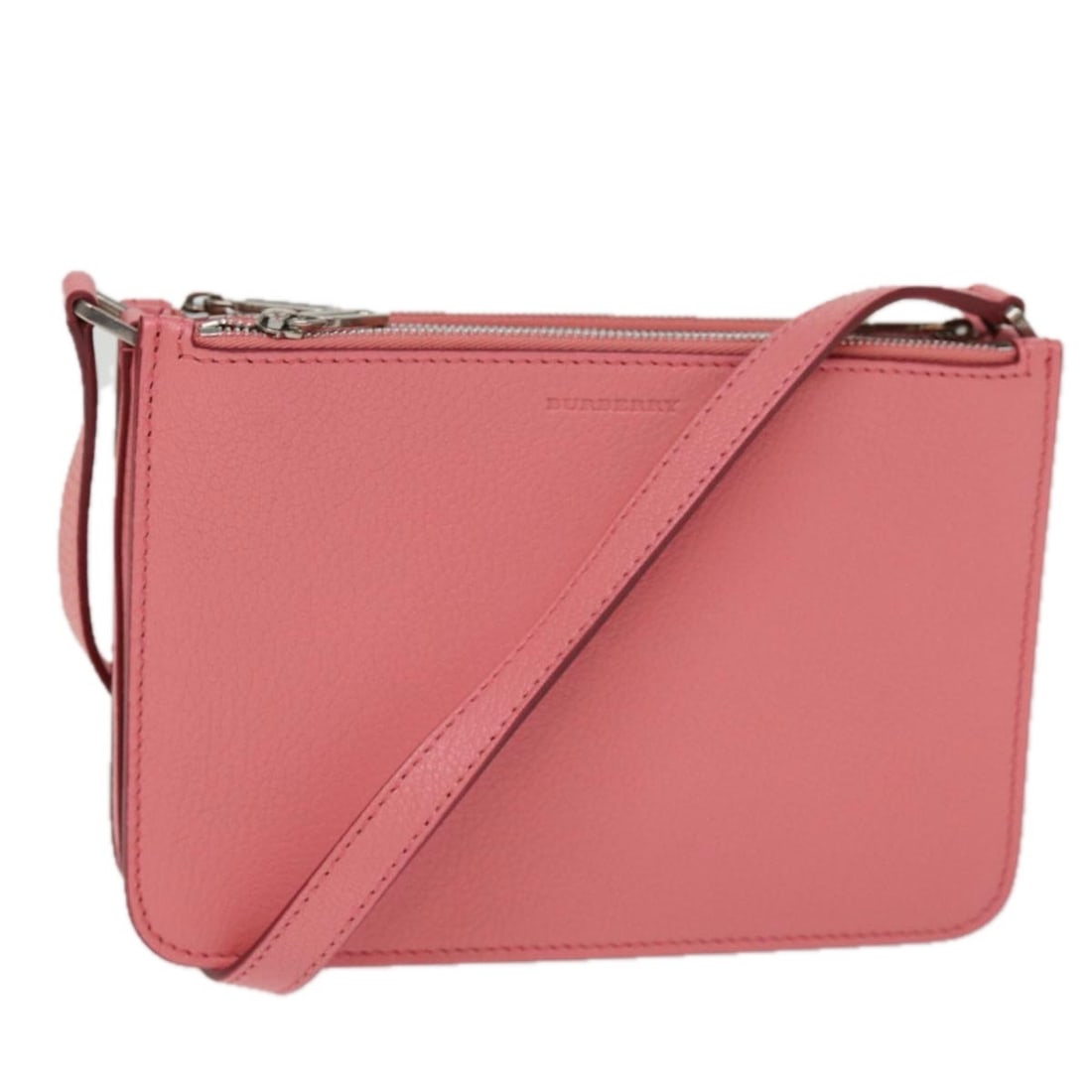Pink Penhurst Triple Zip Crossbody Shoulder Bag by Burberry (1 of 1)