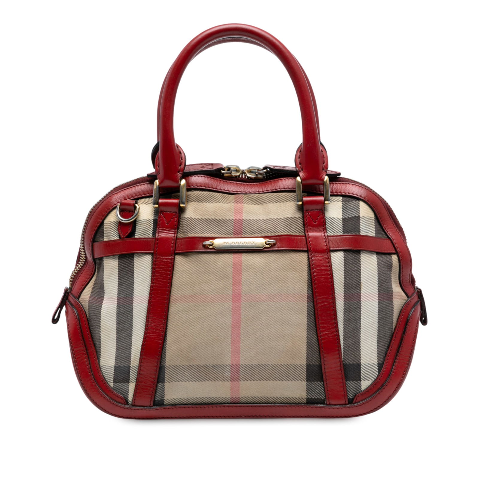 Burberry Small Bridle Orchard Satchel in Canvas and Leather (1 of 7)