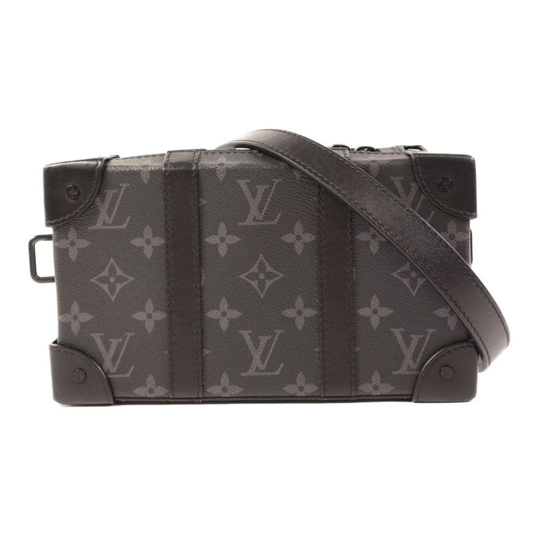LOUIS VUITTON Soft Trunk Wallet Shoulder Bag M69838 Monogram Eclipse Black (1 of 13)
