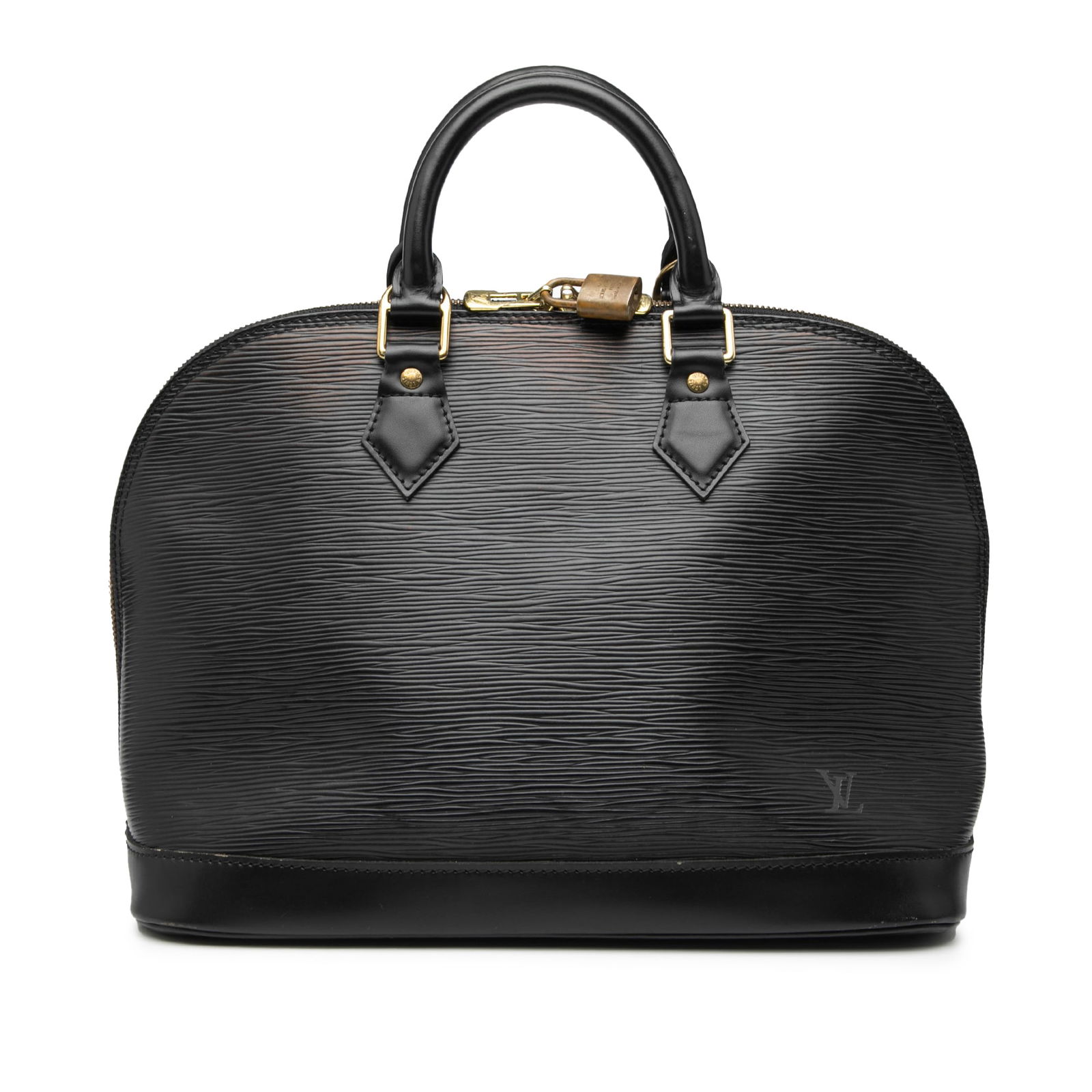 Louis Vuitton Epi Alma PM Black Leather Handbag (1 of 8)