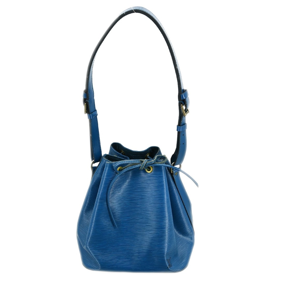 Louis Vuitton Blue Epi Petite Noe Shoulder Bag M44105 Casual Style (1 of 7)