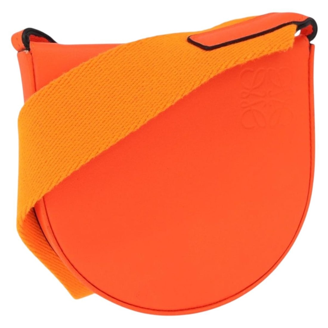 LOEWE Orange Leather Anagram Shoulder Bag with Dust Bag (1 of 18)