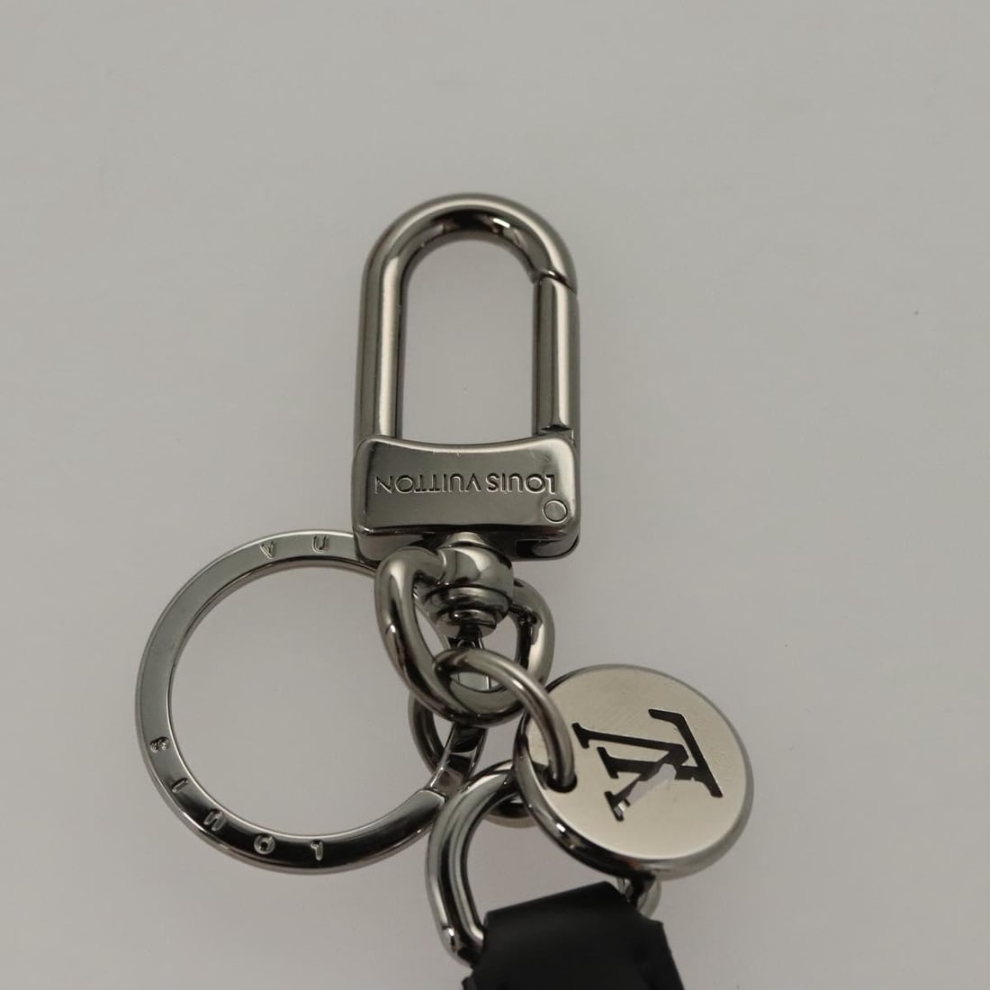 LOUIS VUITTON Monogram Eclipse Key Holder M61950 Authentic - 3