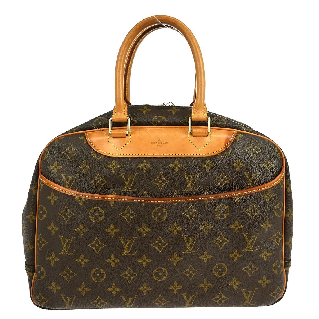 Louis Vuitton Deauville Bowling Handbag M42270 Monogram Canvas (1 of 9)