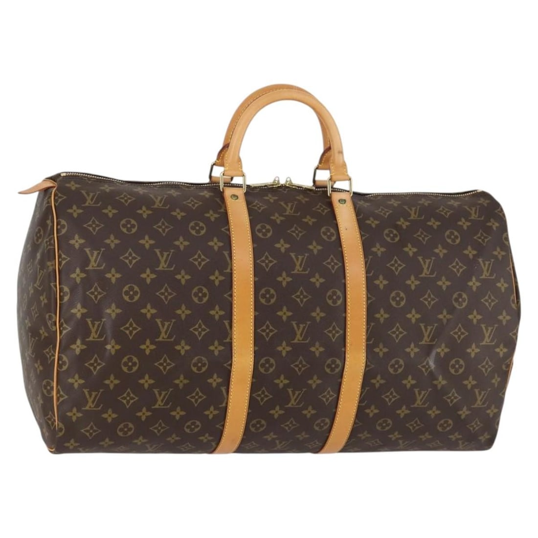 Louis Vuitton Monogram Keepall 55 Boston Bag M41424 Auth France (1 of 18)