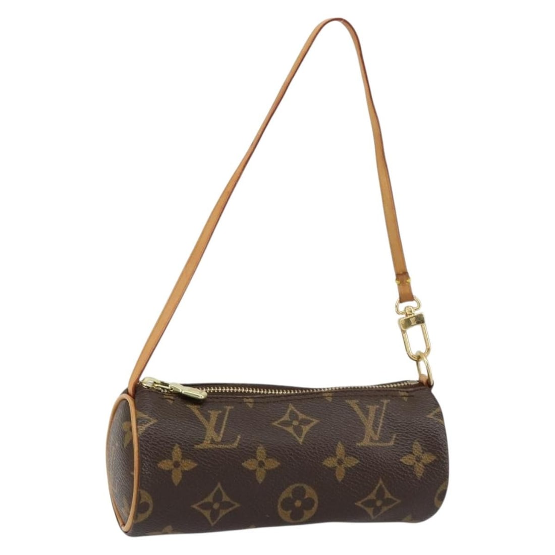 Papillon Pochette clutch by Louis Vuitton in multicolour design: Papillon Pochette clutch by Louis Vuitton in multicolour design This pre-owned Louis Vuitton Papillon Pochette in multicolour features a compact design suitable for female users. The pouch is in good