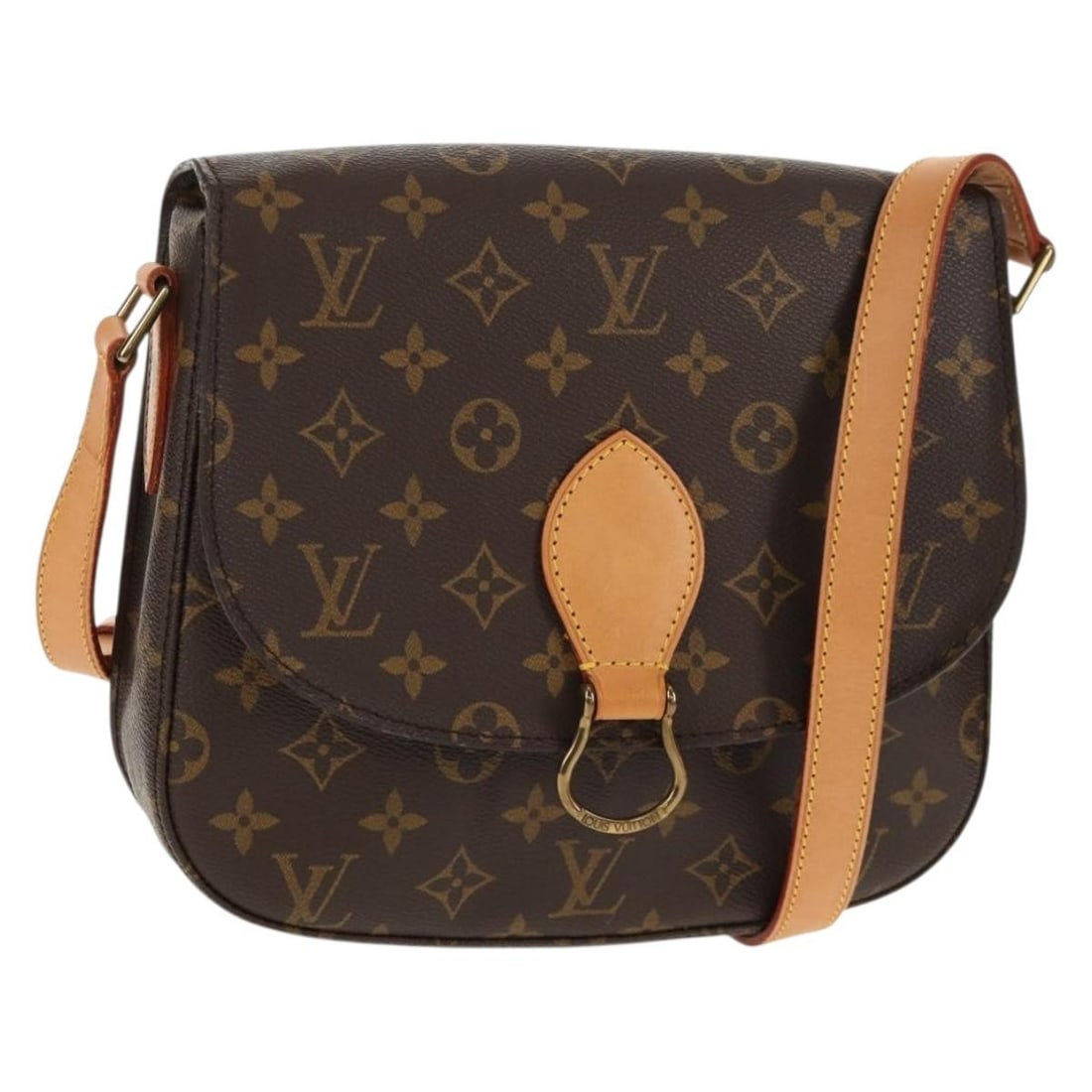 LOUIS VUITTON Monogram Saint Cloud GM Shoulder Bag M51242 Authenticated (1 of 18)