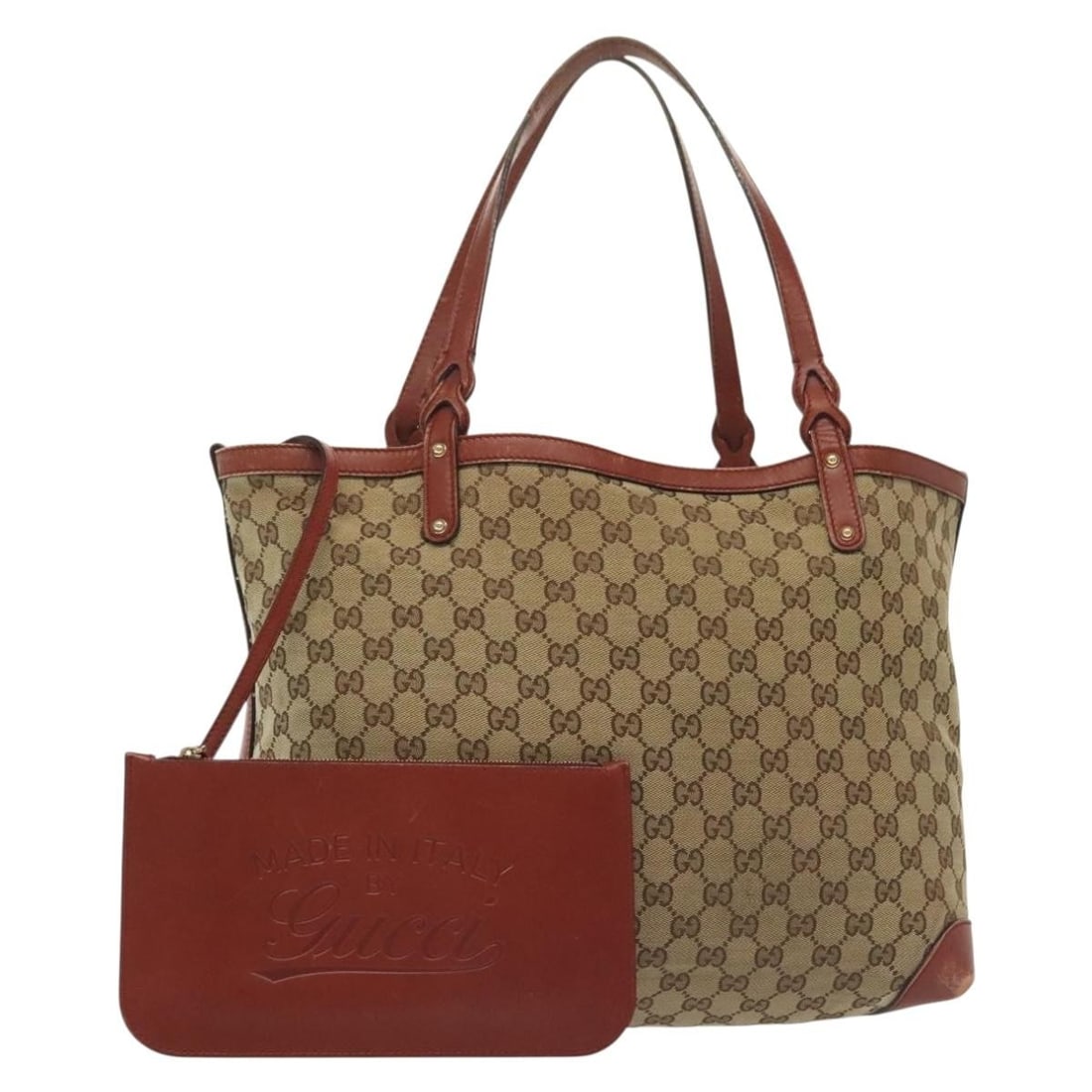 GUCCI 247209 GG Canvas Tote Bag Beige Gold Authentic Italy: GUCCI 247209 GG Canvas Tote Bag Beige Gold Authentic Italy Elevate your accessory collection with this GUCCI GG Canvas Tote Bag, a stylish and practical choice for everyday use. Crafted in Italy, this