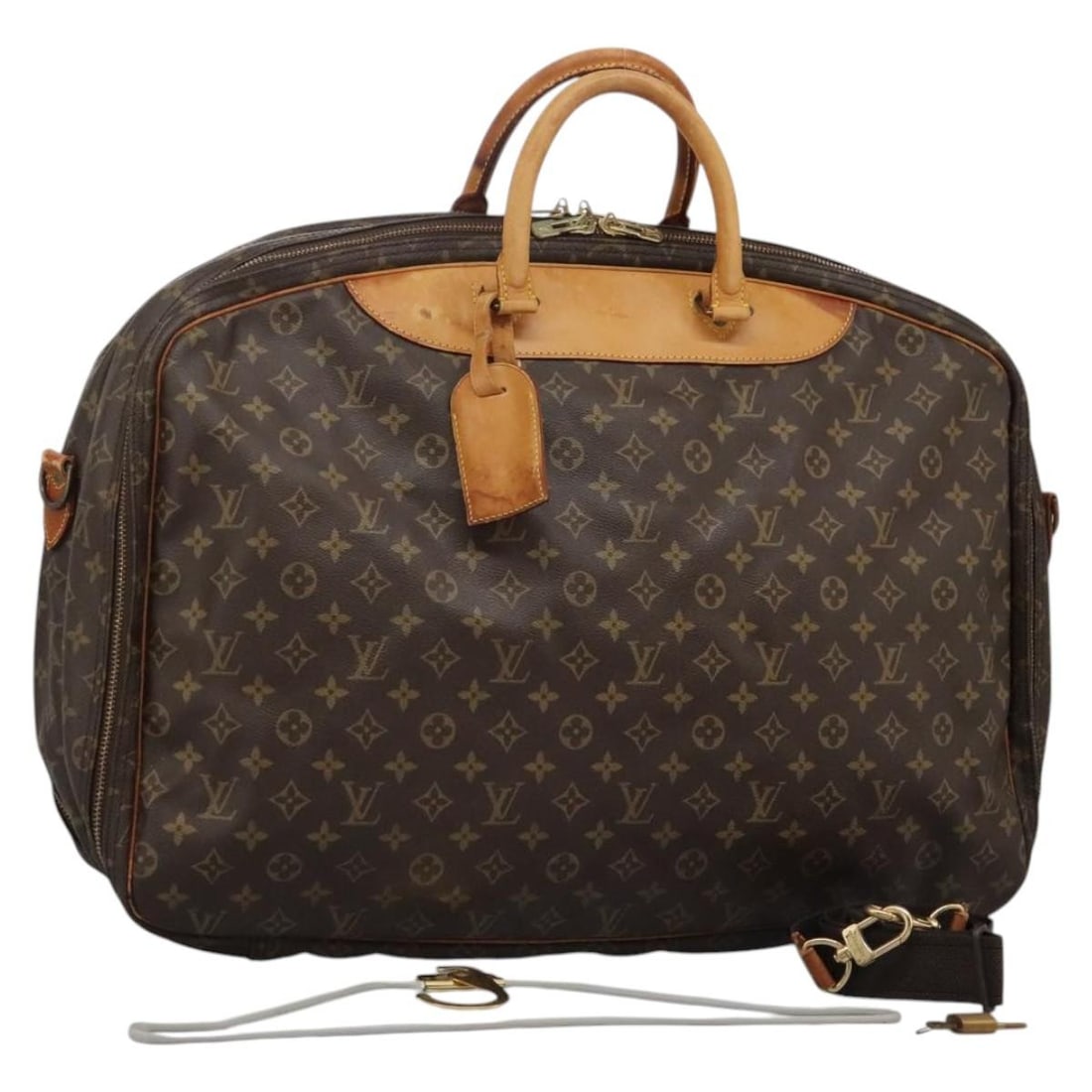 LOUIS VUITTON Monogram Alize De Poche Boston Bag M41392 2-Way Auth (1 of 18)