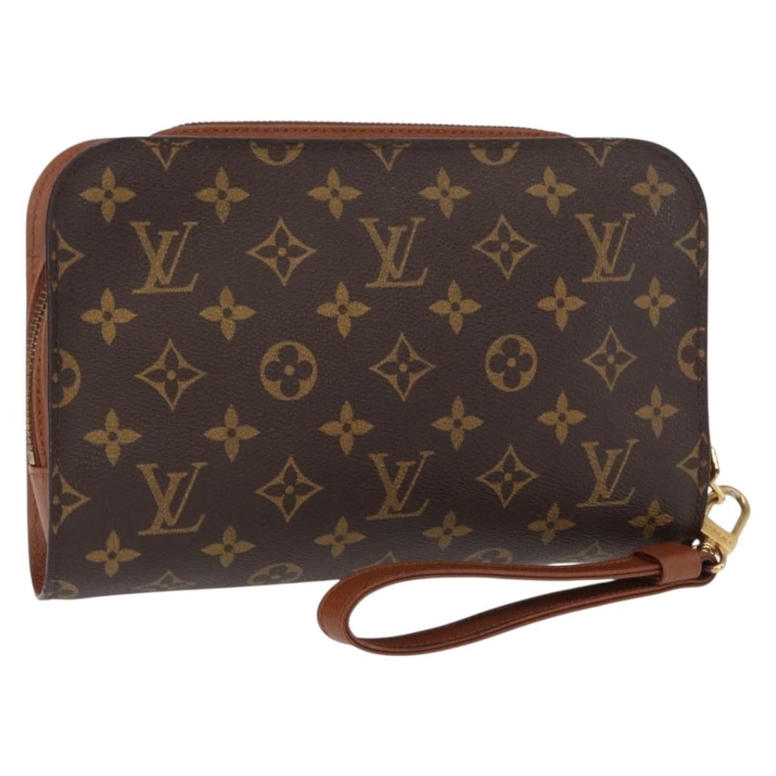 LOUIS VUITTON Monogram Orsay Clutch Bag M51790 Auth France (1 of 18)