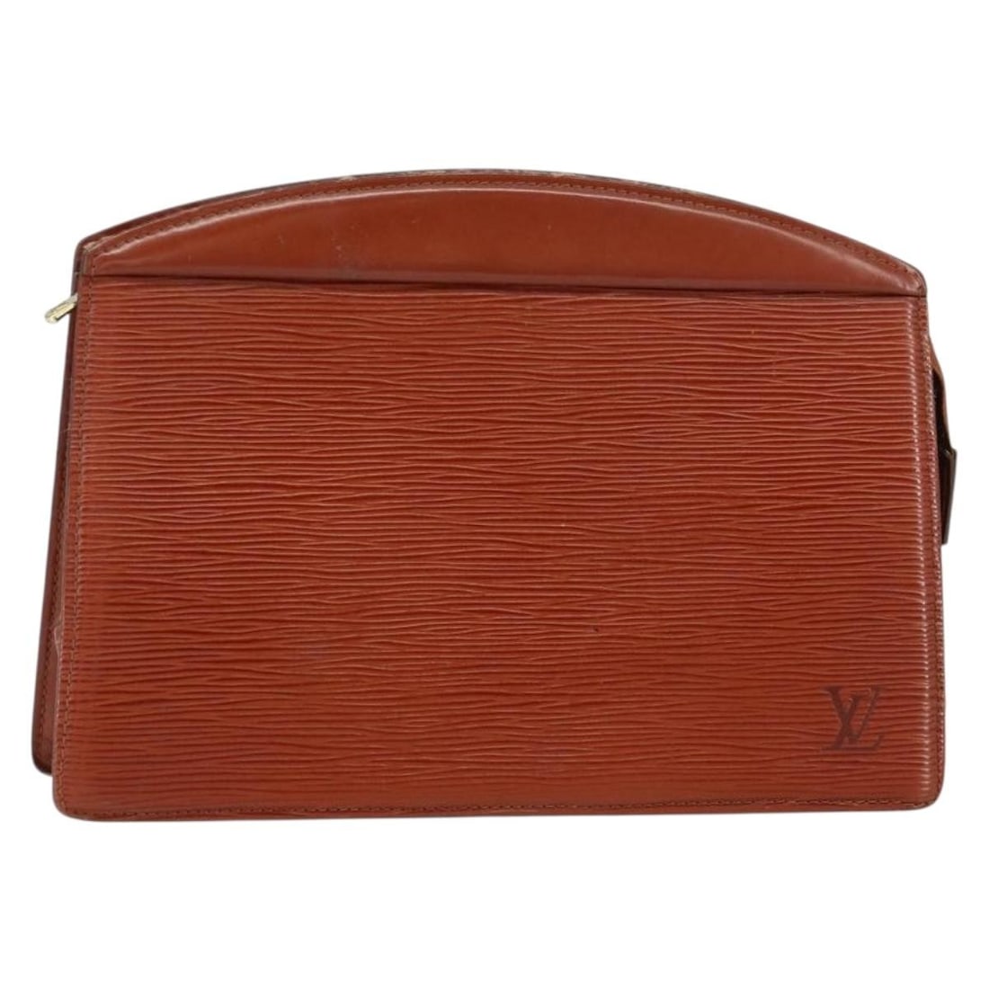LOUIS VUITTON Epi Trousse Crete Pouch Brown M48403 Authentic: LOUIS VUITTON Epi Trousse Crete Pouch Brown M48403 Authentic This authentic LOUIS VUITTON Epi Trousse Crete Pouch is a stylish accessory crafted from durable Epi leather in a classic brown color. Desi