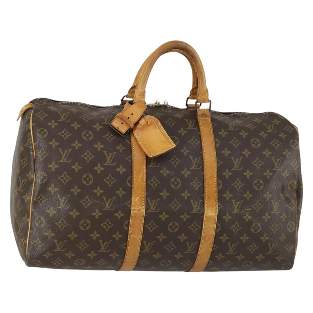 LOUIS VUITTON Monogram Keepall 50 Boston Bag M41426 Authentic: LOUIS VUITTON Monogram Keepall 50 Boston Bag M41426 Authentic Experience the timeless elegance of the LOUIS VUITTON Monogram Keepall 50 Boston Bag, a classic travel companion crafted from premium Mono