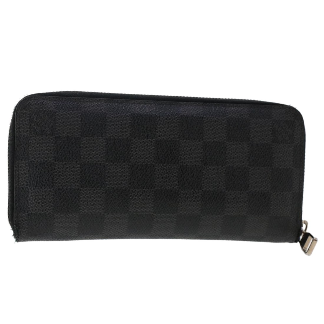 LOUIS VUITTON Damier Graphite Zippy Long Wallet N63095 Auth Spain: LOUIS VUITTON Damier Graphite Zippy Long Wallet N63095 Auth Spain Experience luxury with this LOUIS VUITTON Damier Graphite Zippy Wallet. Crafted from durable Damier Graphite Canvas, this long wallet