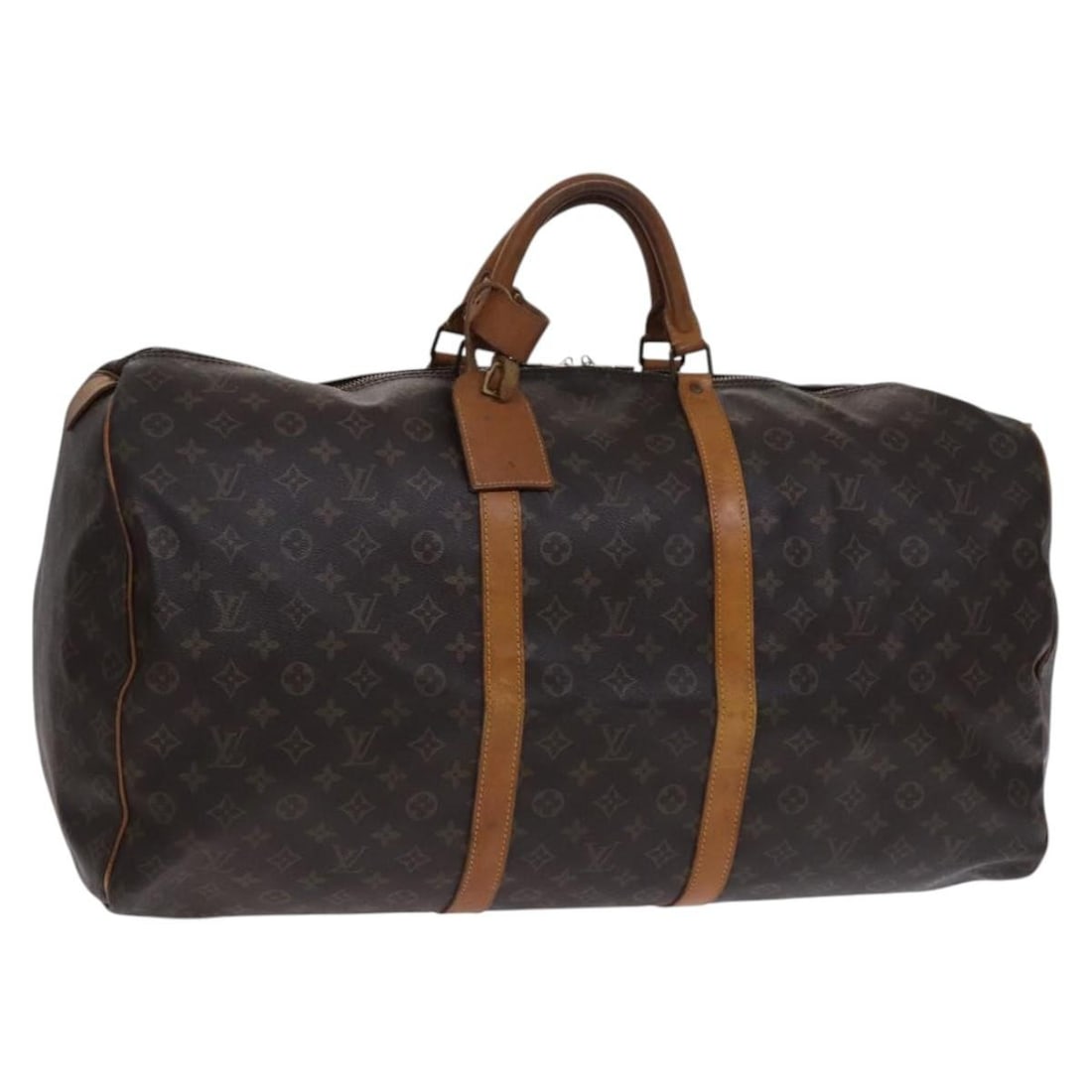 Louis Vuitton Monogram Keepall 60 Boston Bag M41422 Authenticated: Louis Vuitton Monogram Keepall 60 Boston Bag M41422 Authenticated The LOUIS VUITTON Monogram Keepall 60 Boston Bag is a luxurious travel companion made from high-quality Monogram Canvas. This iconic b
