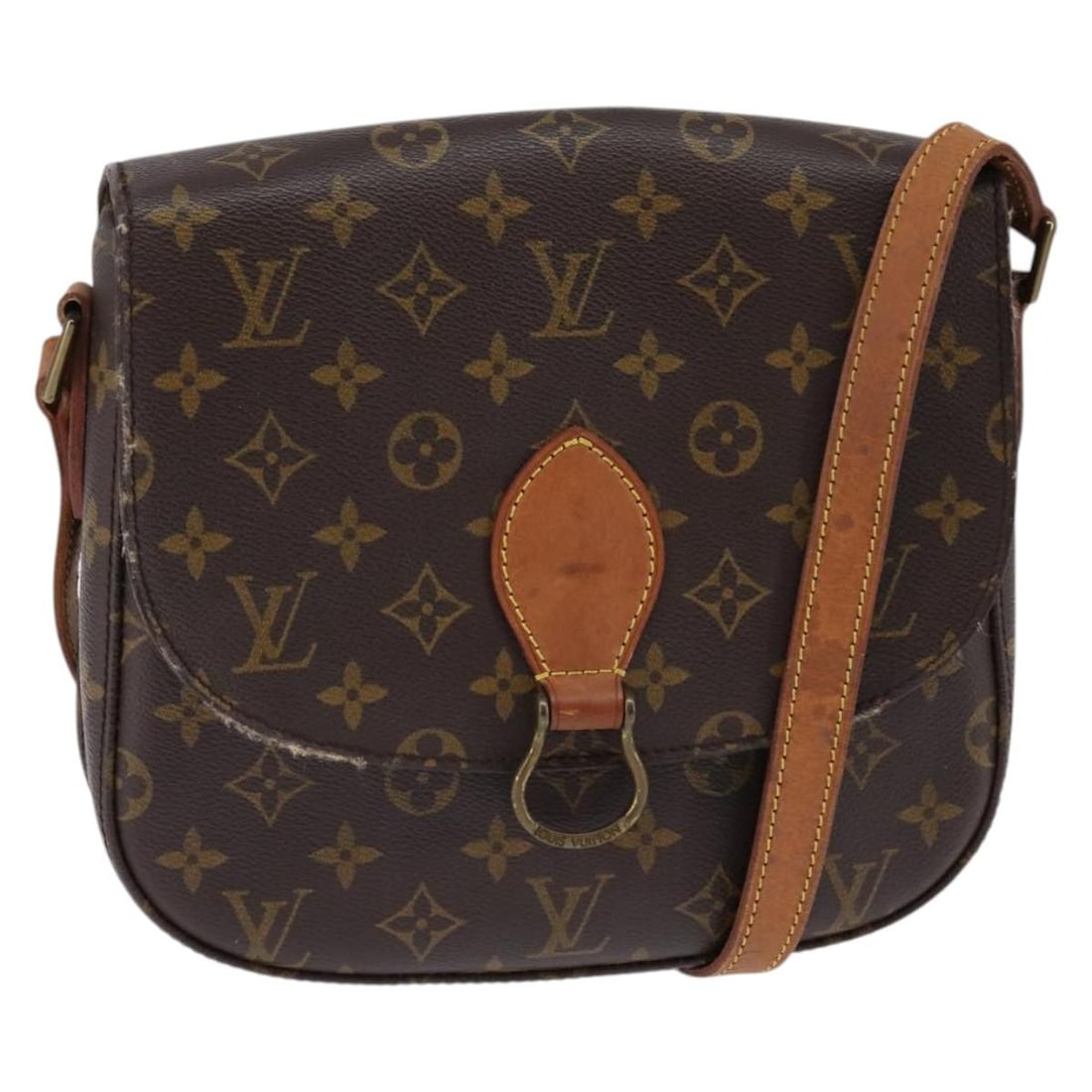LOUIS VUITTON Monogram Saint Cloud GM Shoulder Bag M51242 Auth: LOUIS VUITTON Monogram Saint Cloud GM Shoulder Bag M51242 Auth This authentic Louis Vuitton Monogram Saint Cloud GM Shoulder Bag is a stylish and practical accessory. Crafted from durable Monogram Can