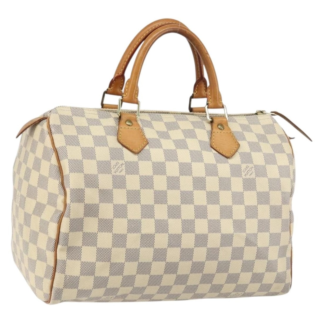Louis Vuitton Speedy 30 Damier Azur Canvas Handbag N41533 France (1 of 18)