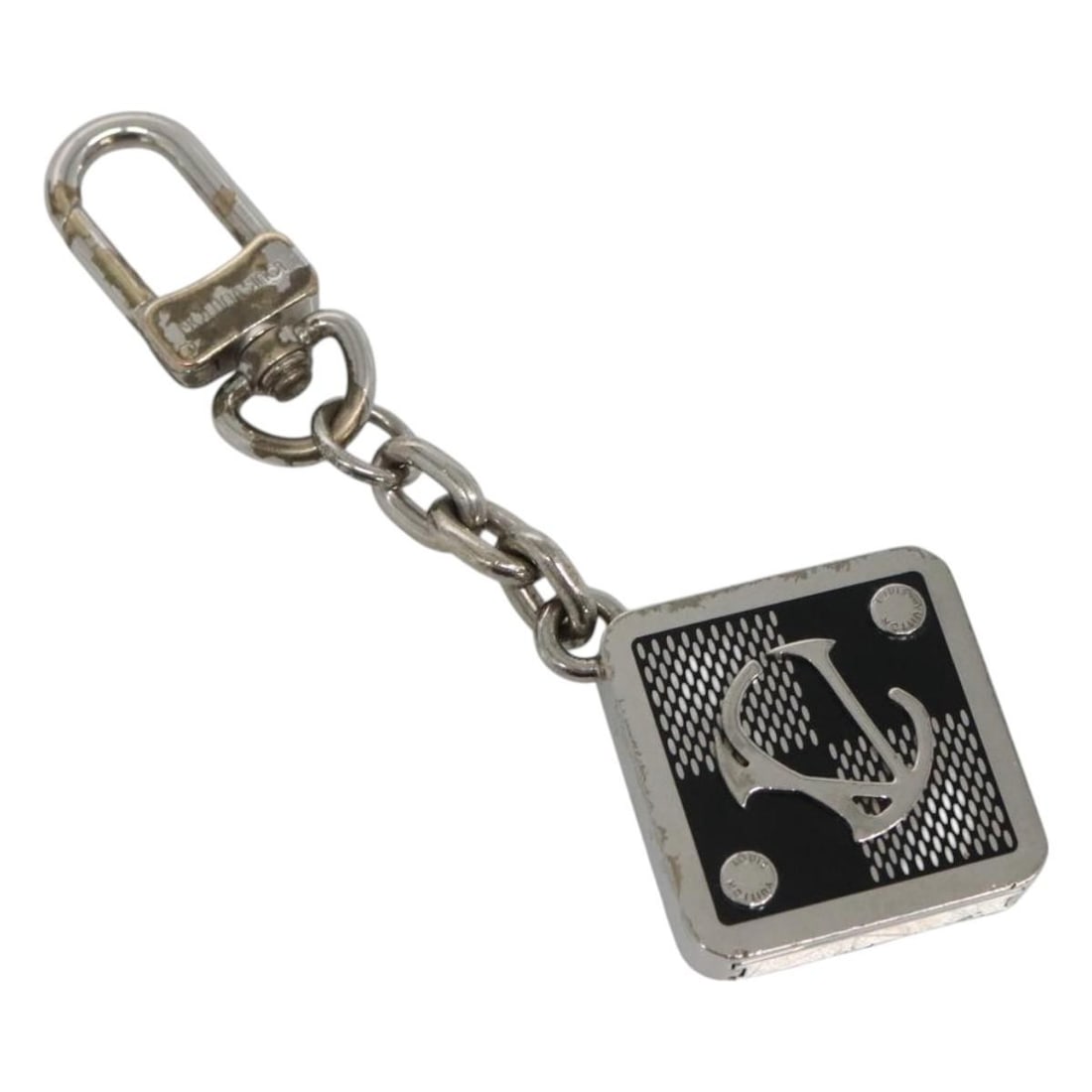 Louis Vuitton M65988 Silver Metal Porte Cles 1904 Charm (1 of 8)