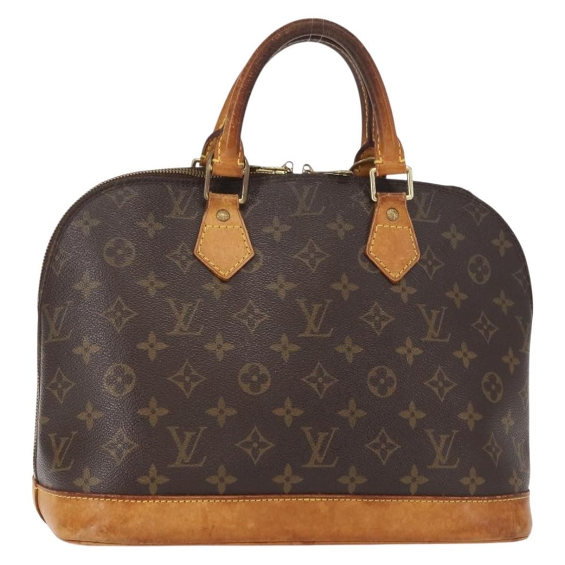 LOUIS VUITTON Monogram Alma Hand Bag M51130 Auth France (1 of 18)