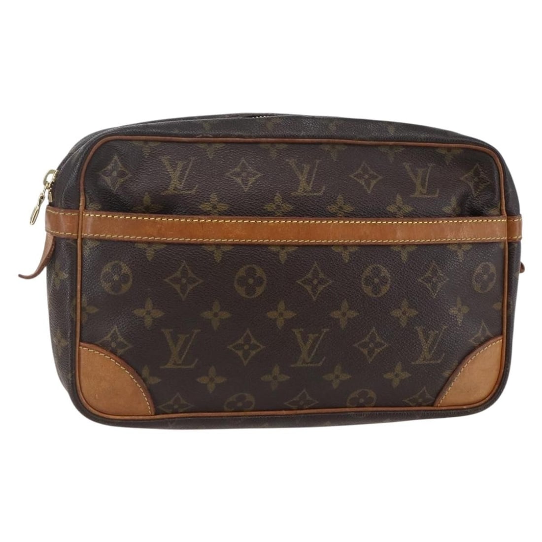 Louis Vuitton Monogram Compiegne 28 Clutch Bag M51845 Auth: Louis Vuitton Monogram Compiegne 28 Clutch Bag M51845 Auth This authentic LOUIS VUITTON Monogram Compiegne 28 Clutch Bag (Model: M51845) is a stylish accessory crafted from the iconic Monogram Canvas,