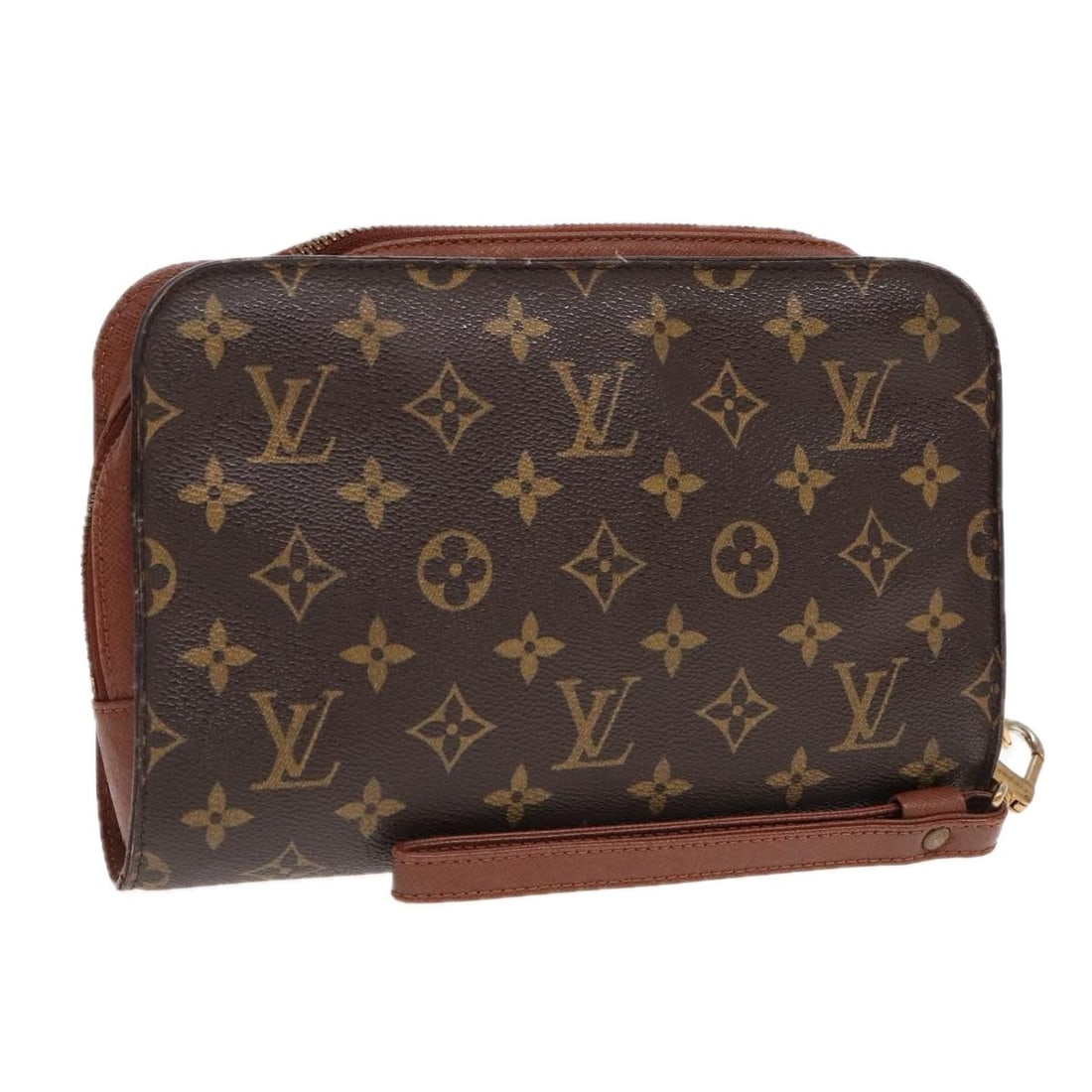 LOUIS VUITTON Monogram Orsay Clutch Bag M51790 Made in France: LOUIS VUITTON Monogram Orsay Clutch Bag M51790 Made in France This authentic Louis Vuitton Monogram Orsay Clutch Bag (M51790) is crafted from durable monogram canvas, showcasing the iconic Louis Vuitt
