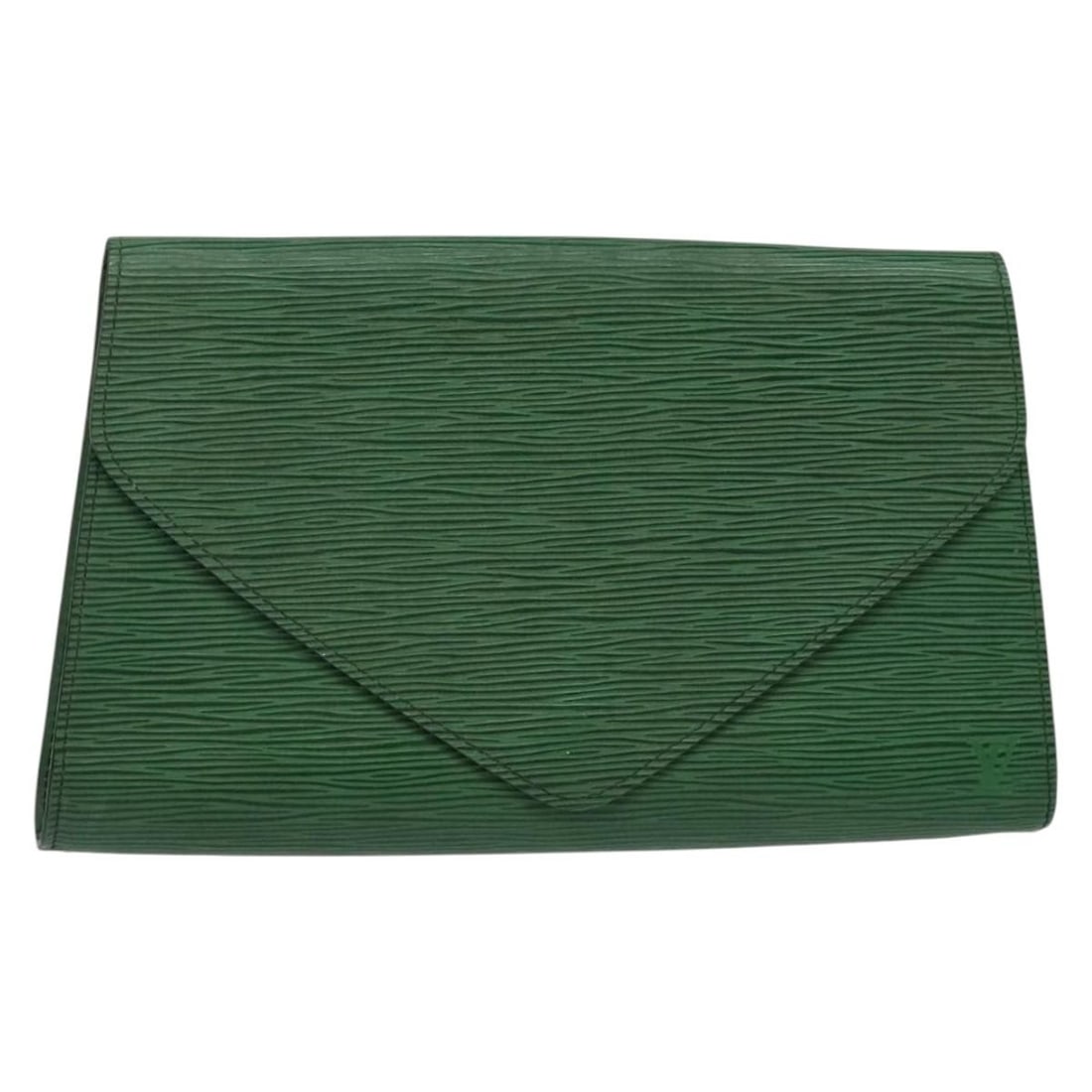 Louis Vuitton Epi Art Deco Green Clutch Bag M52634 Authenticated (1 of 18)
