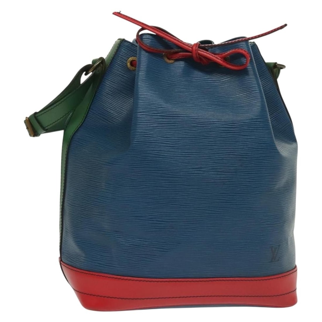 Louis Vuitton Epi Toriko Color Noe Shoulder Bag Red Blue Green M44084 Auth (1 of 18)