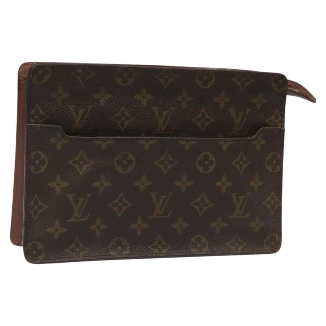 LOUIS VUITTON Monogram Pochette Homme Clutch Bag M51795 Made in France (1 of 18)